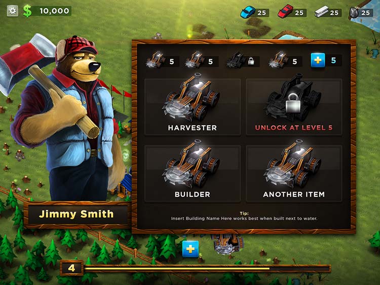 Econauts UI Screenshot